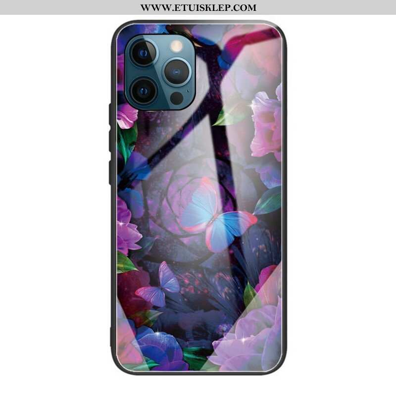 Etui do iPhone 13 Pro Motyle Odmiana Szkło Hartowane